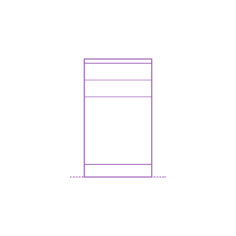 Fixtures Kitchen Cabinetry Ikea Sektion Base Cabinet 1 Door 2 Drawers Contour Svg Vector, Free Vectors File